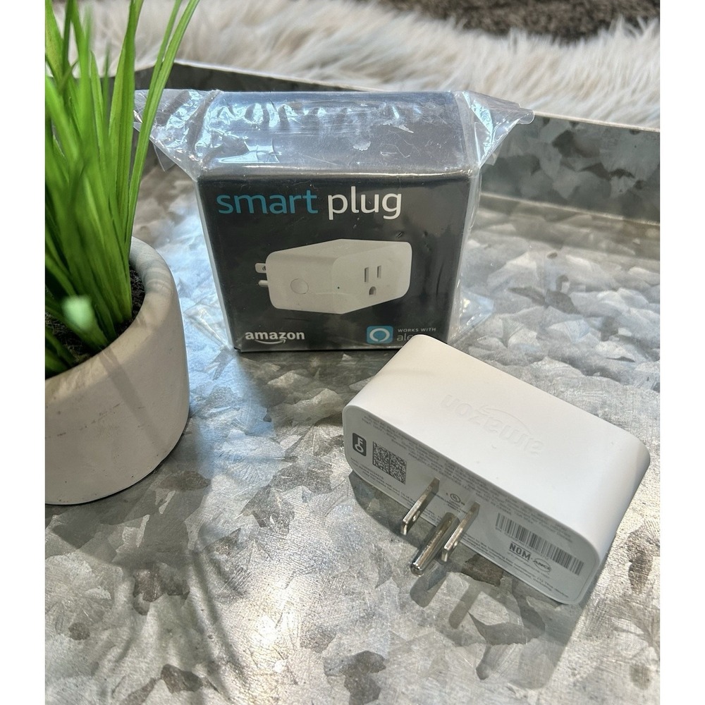 Amazon Smart Plug White Pack Of Two-Works With Alexa